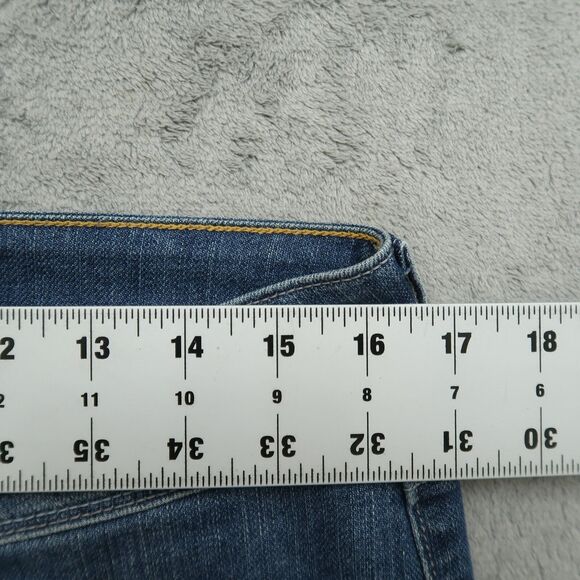 Old Navy Jeans Women's 6 Blue Low-Rise The Diva Capri Denim Pants 22" Inseam - Picture 2 of 14